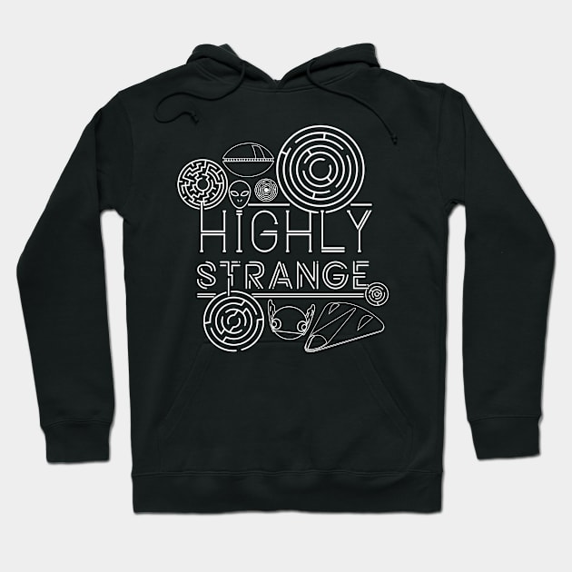 Highly Strange Hoodie by Singular Fortean's Singular Shop